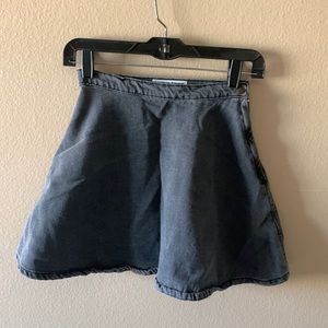American Apparel smoky grey mini skirt